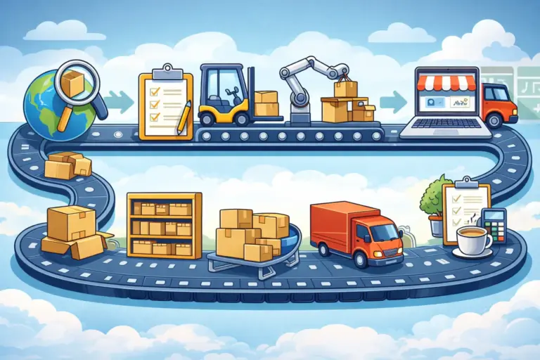 שרשרת האספקה של חנות אונליין: צ’ק ליסט קצר שעושה סדר